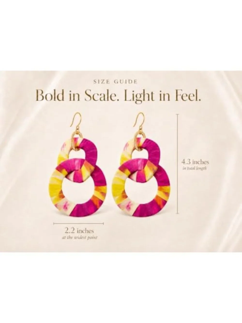Boho Chic Silk-Wrapped Statement Earrings | Trendy Jewelry for Any Occasion